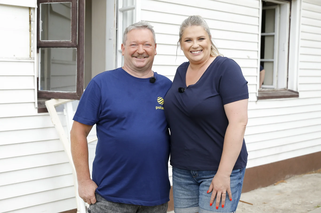 Elżbieta Romanowska na planie "Naszego nowego domu"