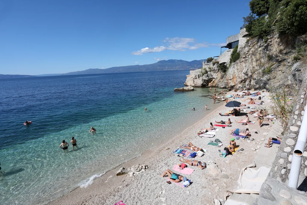 Plaże w Rijece mają swój niepowtarzalny klimat. Warto je odwiedzić będąc w centralnej części Chorwacji