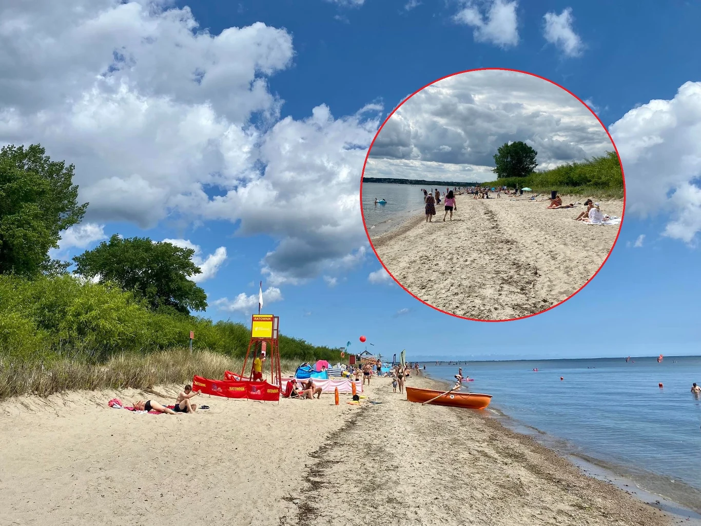 Plaża w Rewie, zdjęcia nadesłane przez naszego czytelnika Plaża w Rewie, zdjęcia nadesłane przez naszego czytelnika