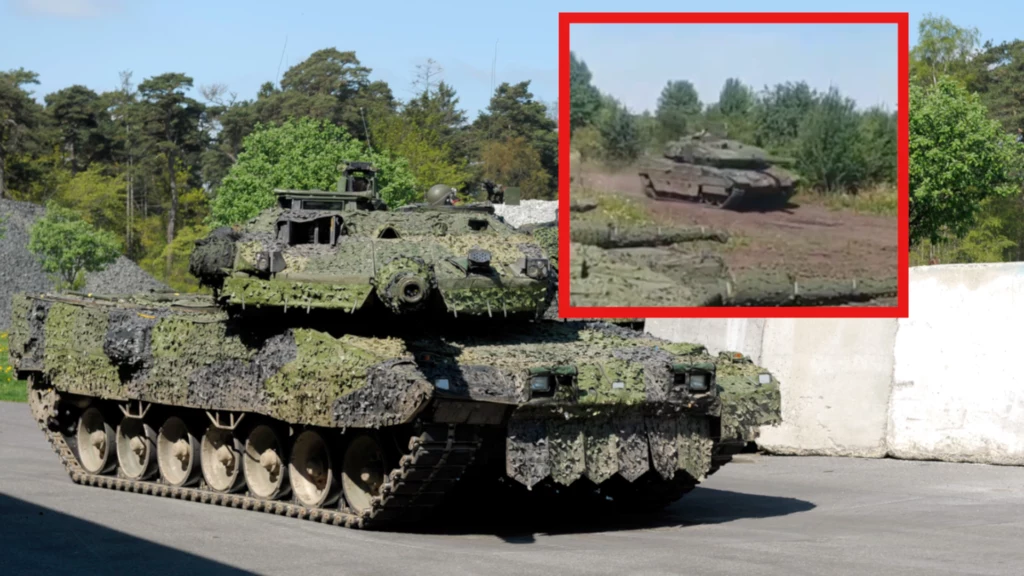 Stridsvagn 122 po raz pierwszy zauważony w Ukrainie. To potężna modyfikacja Leoparda 2