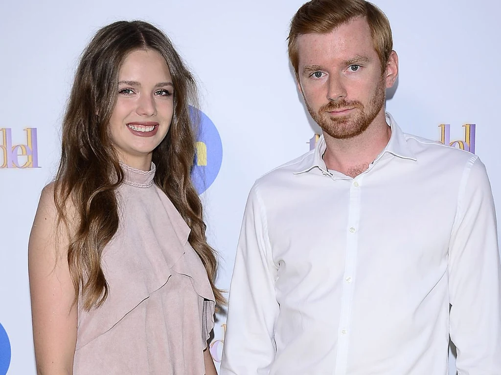 Olga Kaczyńska z mężem