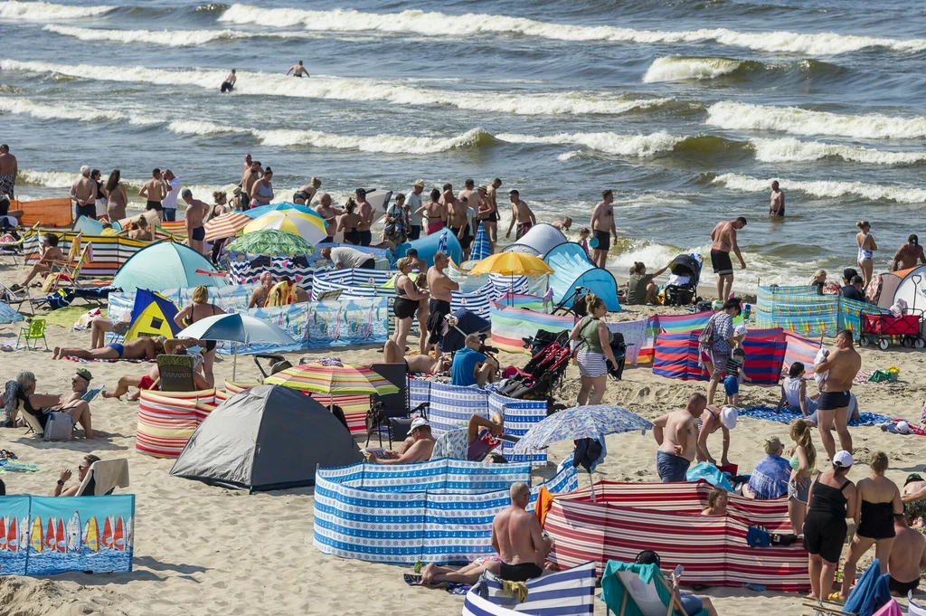 Plaża nad Morzem Bałtyckim