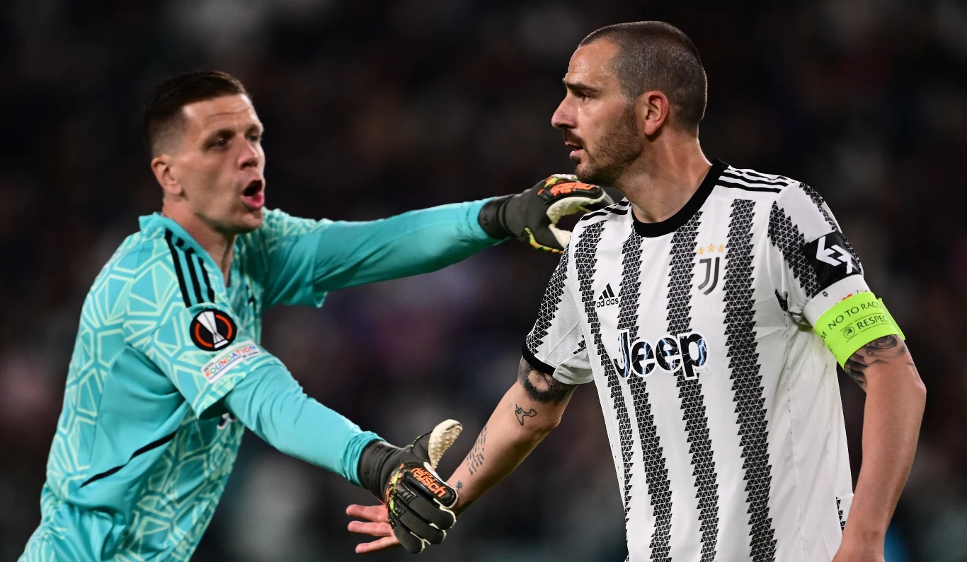 Wojciech Szczęsny i Leonardo Bonucci