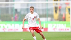 Jakub Kałuziński w barwach młodzieżowej reprezentacji Polski