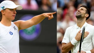 Iga Świątek w trakcie tegorocznego Wimbledonu grała momentami bliźniaczo podobnie do Novaka Djokovicia