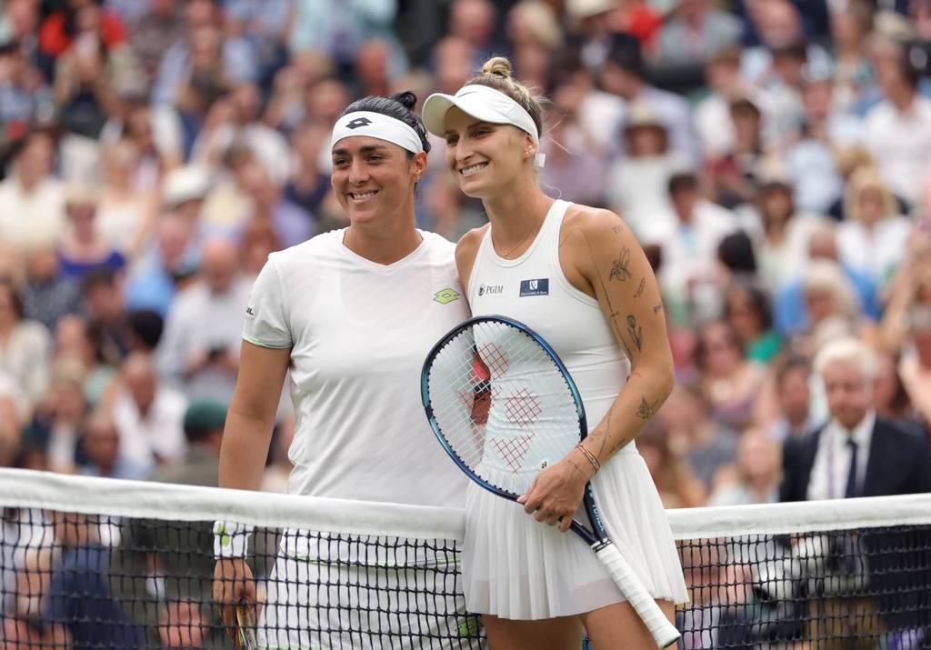 Ons Jabeur i Marketa Vondrousova przed finałem Wimbledonu