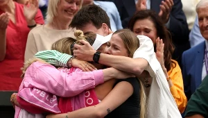 Marketa Vondrousova z bliskimi