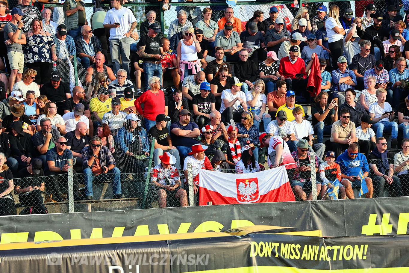 Kibice podczas Grand Prix Szwecji w Malilli