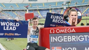 Jakob Ingebrigtsen i Natalia Kaczmarek