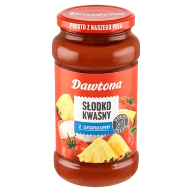 Dawtona Sos słodko kwaśny z ananasem 520 g - 0