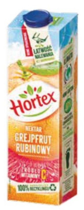 Hortex Nektar grejpfrut rubinowy 1 l niska cena