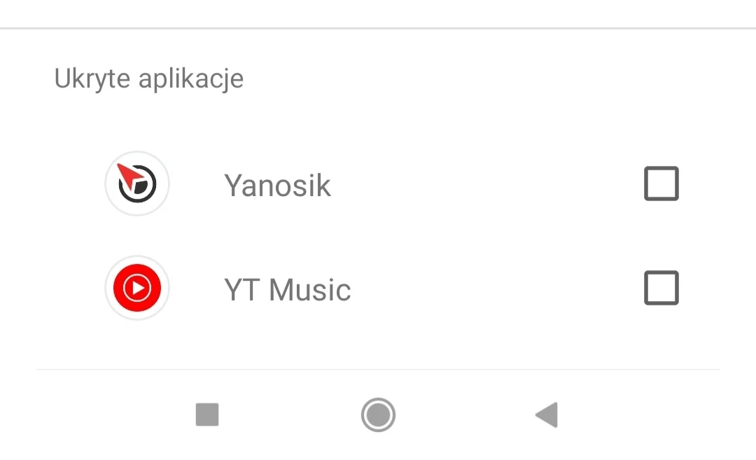 "Ukryte aplikacje" znajdziesz na dole listy. Jeżeli nie widzisz aplikacji na ekranie w samochodzie, wystarczy zaznaczyć to jedno pole, aby zażegnać problem. "Ukryte aplikacje" znajdziesz na dole listy. Jeżeli nie widzisz aplikacji na ekranie w samochodzie, wystarczy zaznaczyć to jedno pole, aby zażegnać problem.