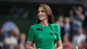 Księżna Kate zachwyciła na finale Wimbledonu. Wybrała sukienkę w kolorze trawy