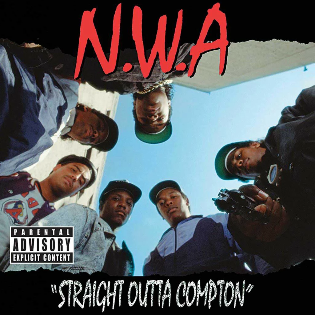 NWA i album Straight Outta Compton.