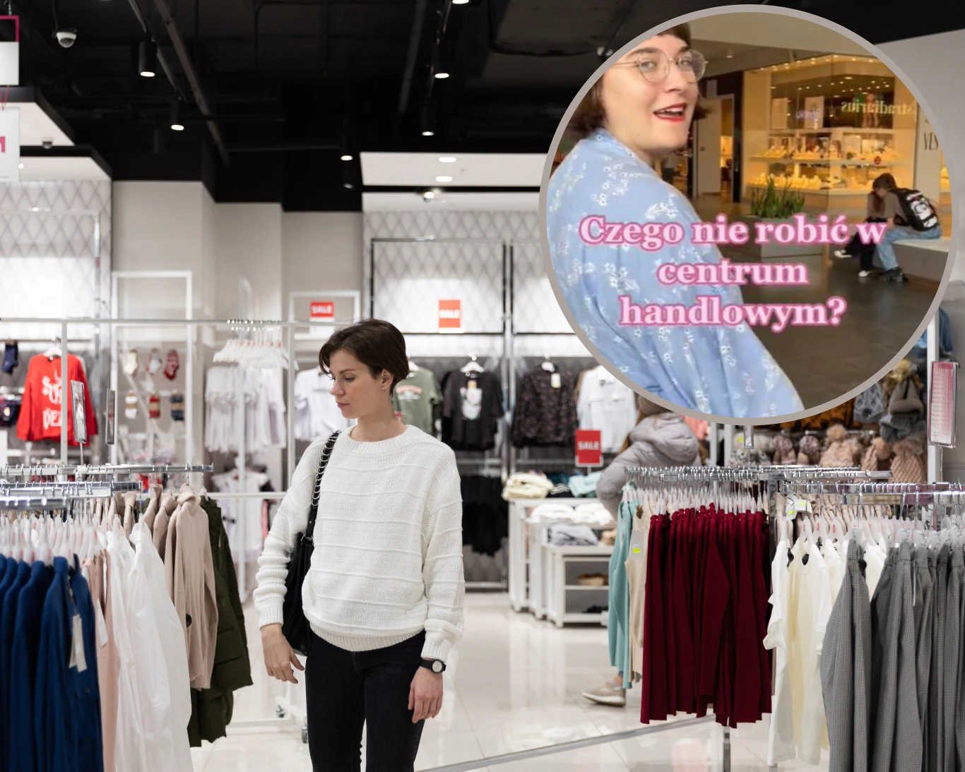 Czego nie robić w centrum handlowym?/tiktok.com/@pani.etykieta Czego nie robić w centrum handlowym?/tiktok.com/@pani.etykieta