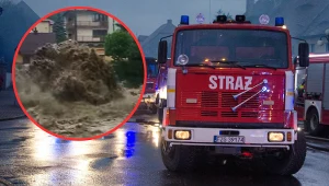 Potężne ulewy przetoczyły się przez województwo małopolskie