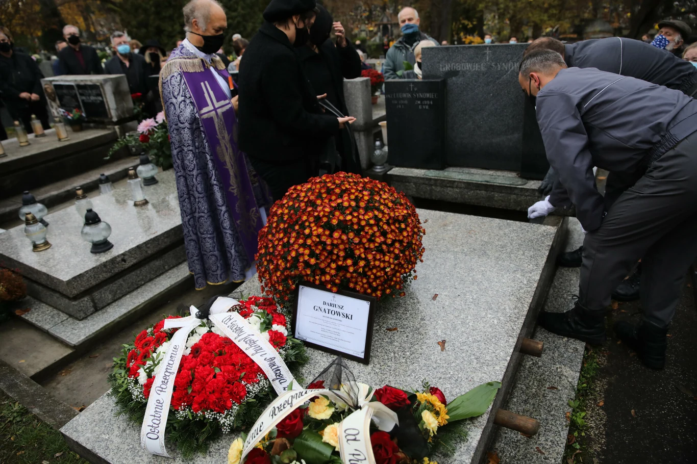 Grób Dariusza Gnatowskiego Grób Dariusza Gnatowskiego