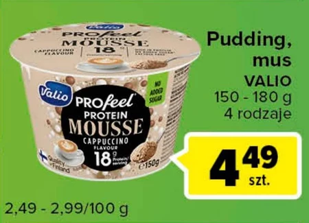 Valio Profeel Mus z wysoką zawartością białka o smaku kawy 150 g