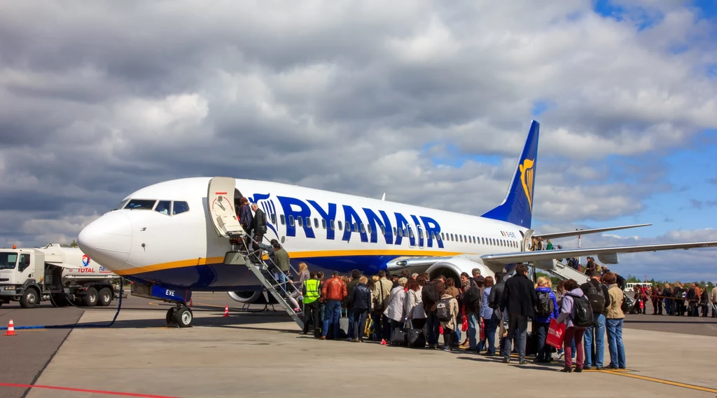 Samolot Ryanair.