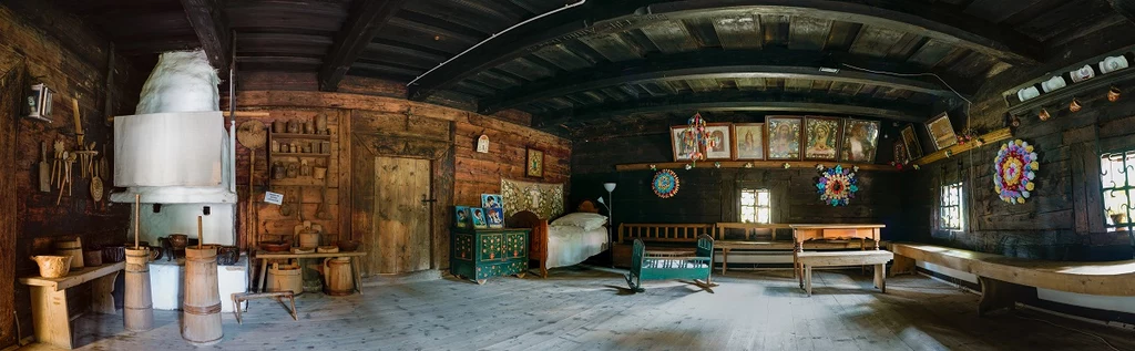 Wnętrze Starej Chałupy w Milówce