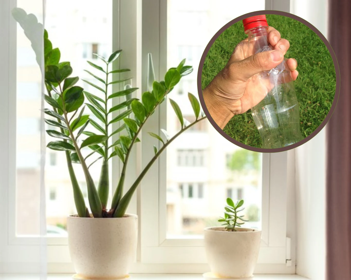 Jak zapewnić kwiatom nawodnienie w czasie urlopu? Wystarczy stara butelka Jak zapewnić kwiatom nawodnienie w czasie urlopu? Wystarczy stara butelka