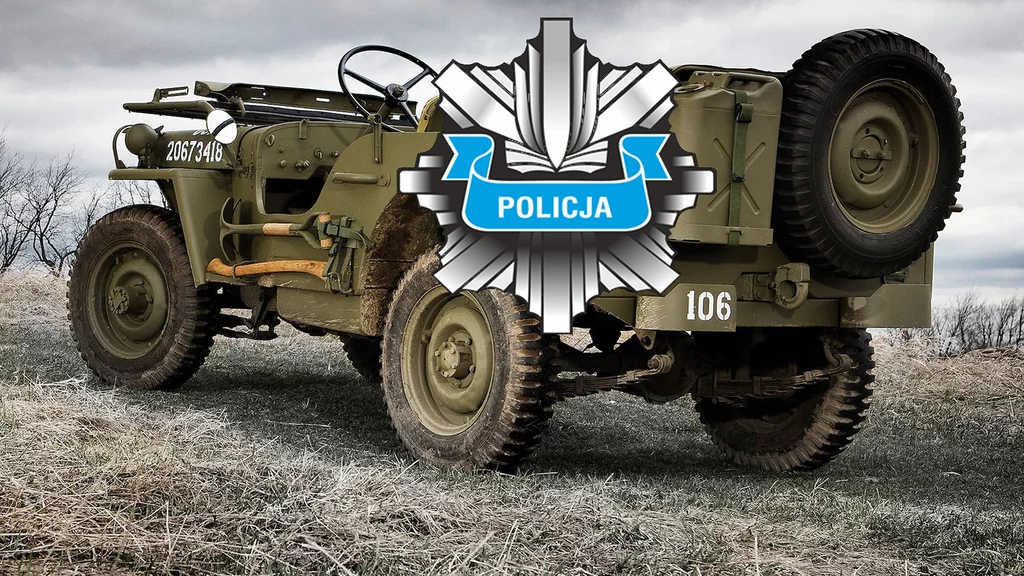 Nie do wiary, że polska Policja miała radiowozy w postaci Willys MB