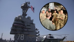 Polscy najwyżsi rangą dowódcy wojskowi na amerykańskim lotniskowcu USS Gerald R. Ford