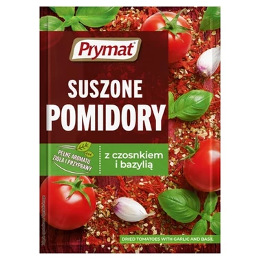 Prymat Suszone pomidory z czosnkiem i bazylią 15 g - 0