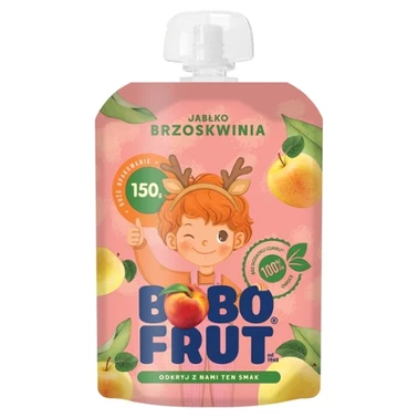 Bobo Frut Deserek jabłko brzoskwinia 150 g - 0