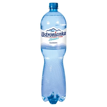 Ustronianka Biała Naturalna woda mineralna gazowana 1,5 l - 0
