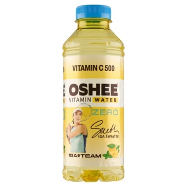 Oshee Vitamin Water Zero Napój niegazowany o smaku cytrynowo-miętowym 555 ml - 0