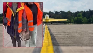 Aktywiści klimatyczni przykleili się do lotniska. Grozi im amputacja dłoni