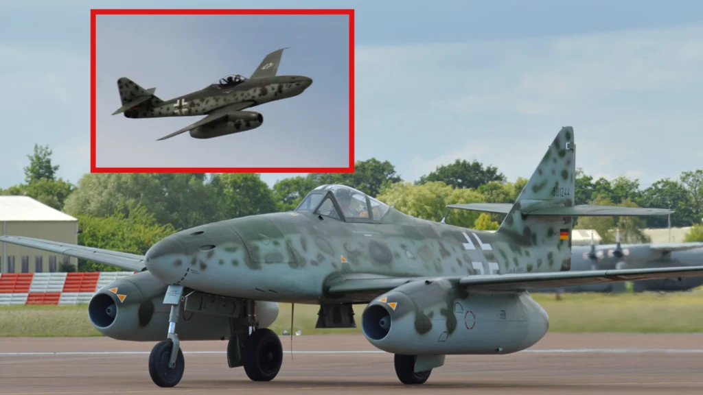 Po raz pierwszy w historii Messerschmitt Me 262 leciał w Wielkiej Brytanii