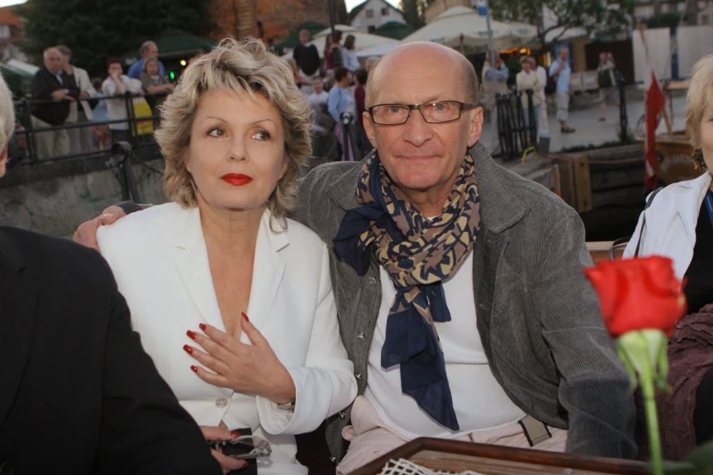 Gabriela Kownacka i Wojciech Pszoniak  na festiwalu w Gdyni w 2006 roku