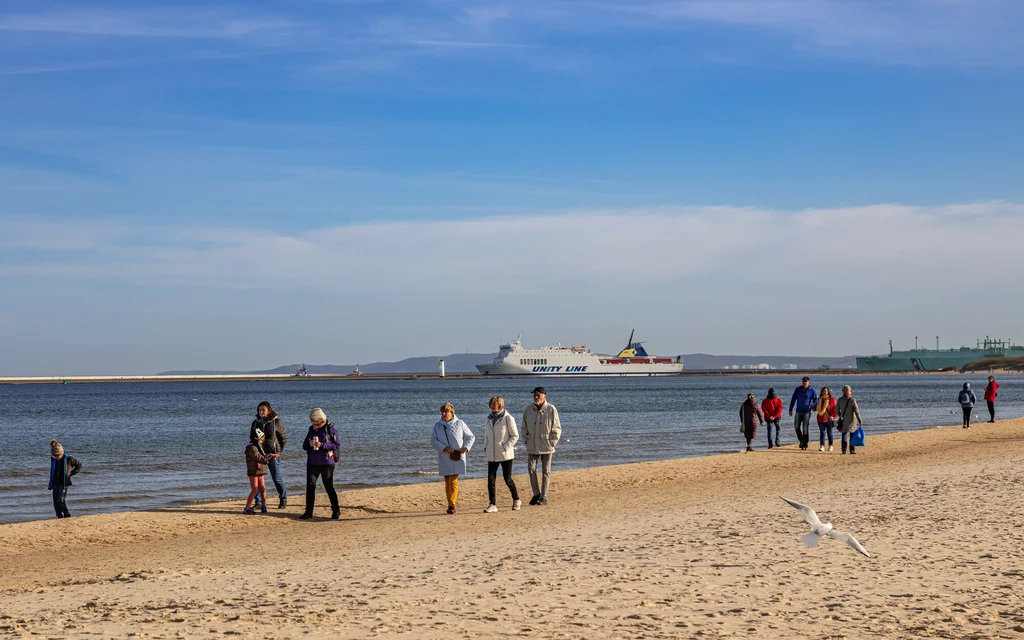 Świnoujście słynie z szerokich plaż