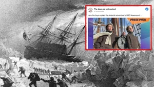 Zbudowali repliki HMS Erebus i HMS Terror. Chcą nimi opłynąć Antarktydę