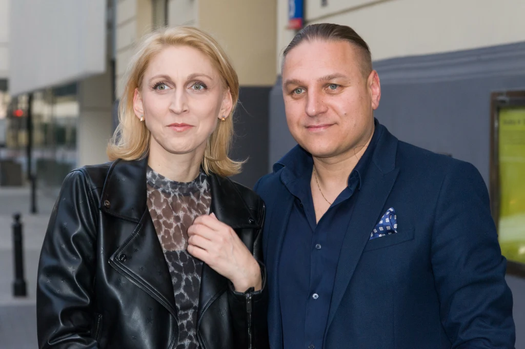 Paweł Golec z żoną, Katarzyną.  Paweł Golec z żoną, Katarzyną.