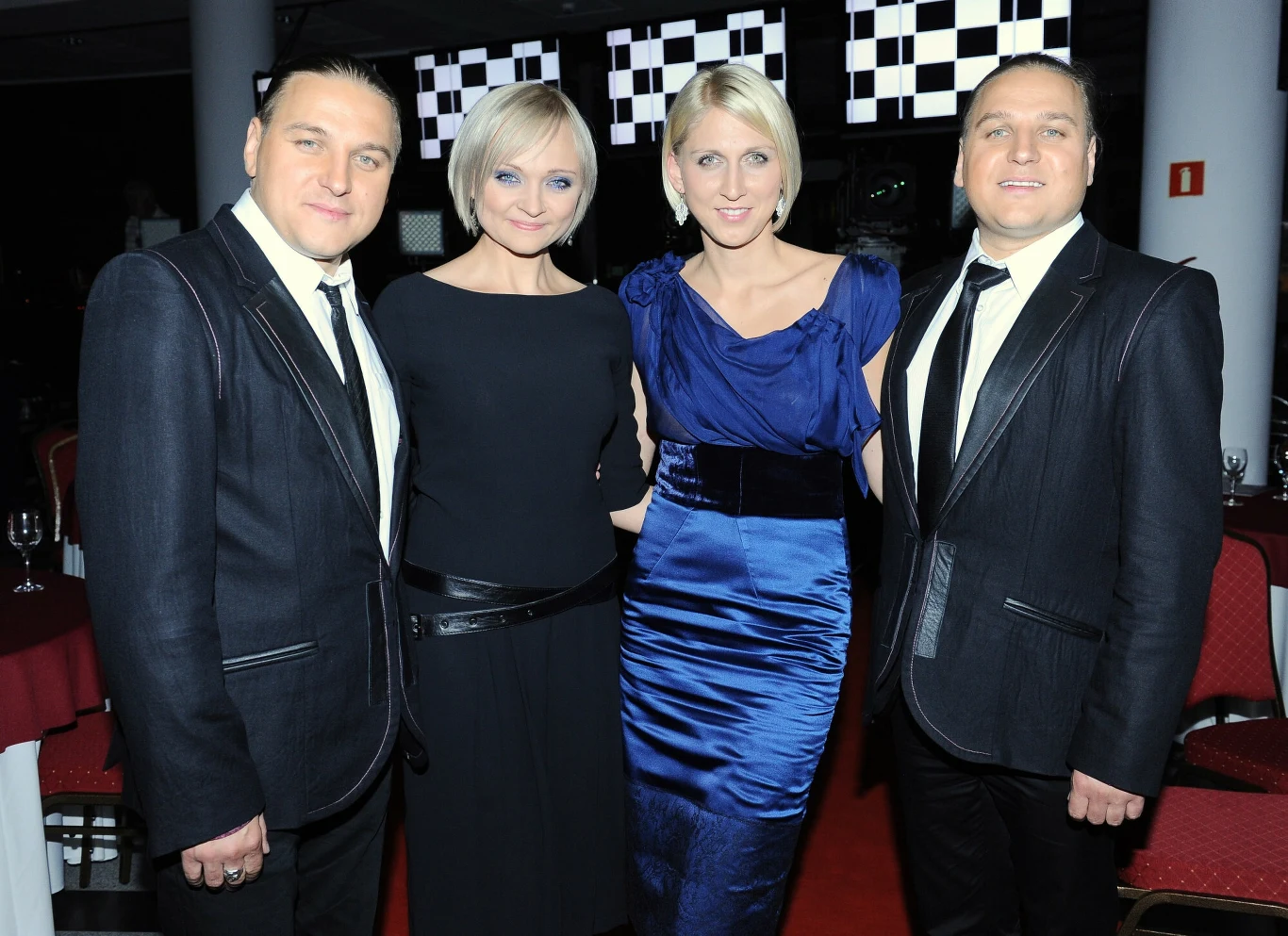 Łukasz Golec z żoną, Edytą i Paweł Golec z żoną, Katarzyną. Łukasz Golec z żoną, Edytą i Paweł Golec z żoną, Katarzyną.