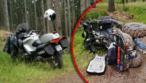 Policja i straż pożarna opublikowały zdjęcia z miejsca wypadku