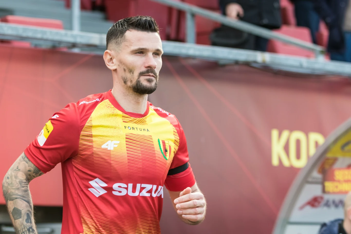 Adam Frączczak w barwach Korony Kielce