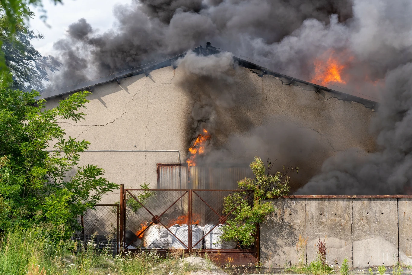 Pożar w Zielonej Górze