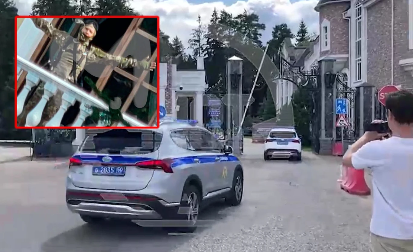 Uzbrojony mężczyzna zabarykadował się w domu na przedmieściach Moskwy. Wywiązała się strzelanina Uzbrojony mężczyzna zabarykadował się w domu na przedmieściach Moskwy. Wywiązała się strzelanina