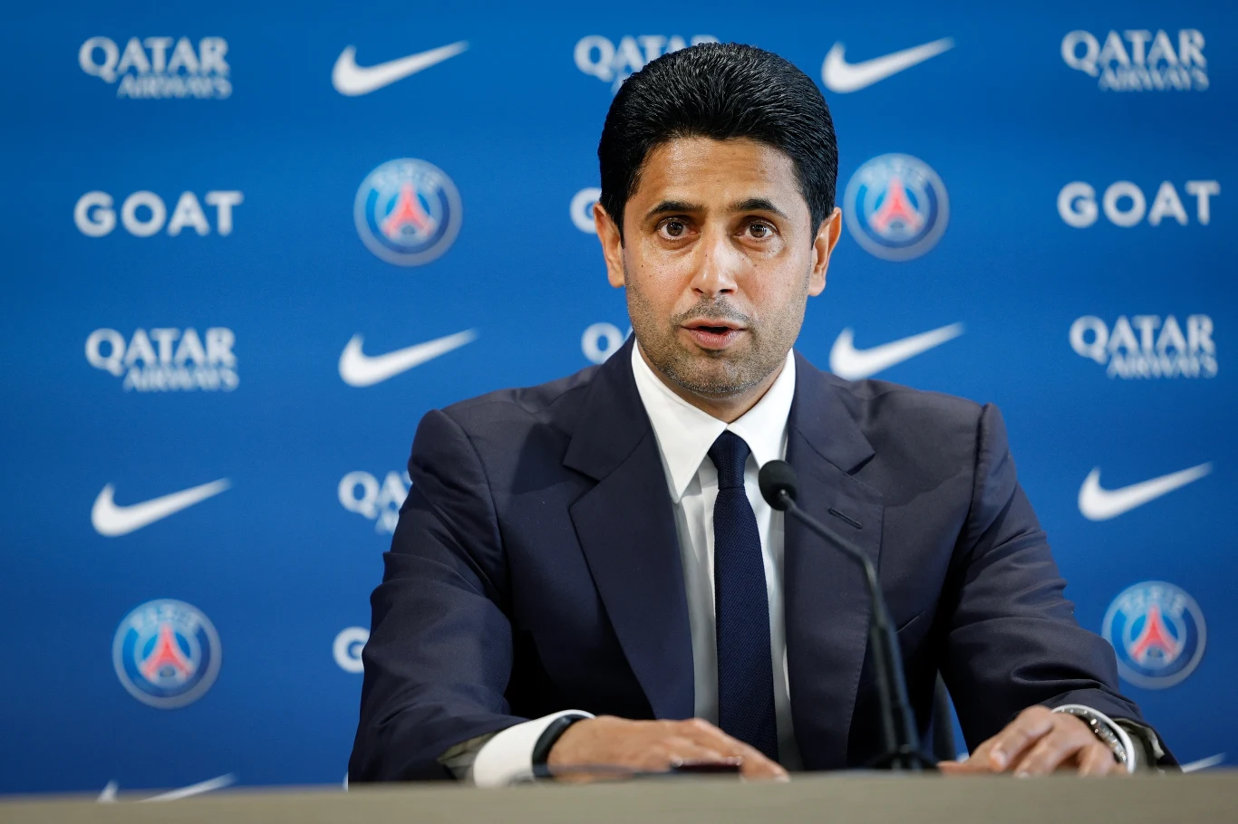 Nasser al-Khelaifi, prezes PSG