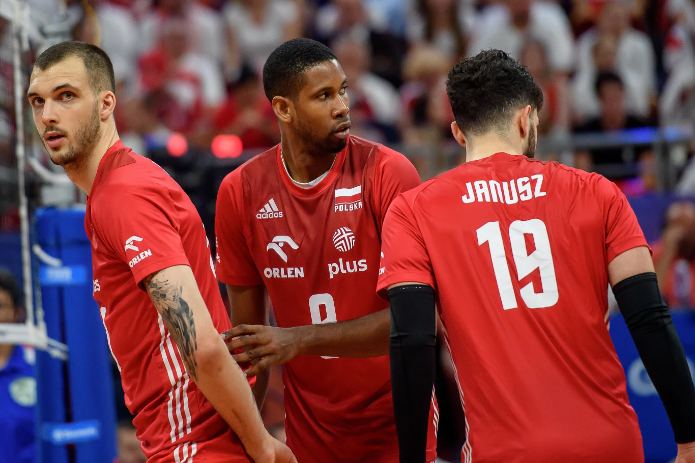 Norbert Huber, Wilfredo Leon i Marcin Janusz Norbert Huber, Wilfredo Leon i Marcin Janusz