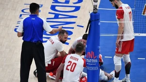 Dramatyczne chwile w meczu Polska - USA. Mateusz Bieniek musiał zejść