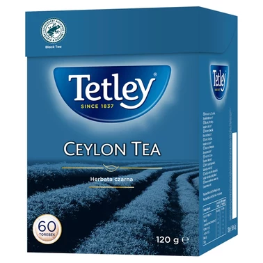 Tetley Ceylon Tea Herbata czarna 120 g (60 x 2 g) - 0