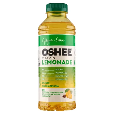Oshee Vitamin Lemonade Napój niegazowany cytryna-sosna 555 ml - 0