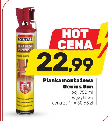 Niskoprężna pianka montażowa Soudal