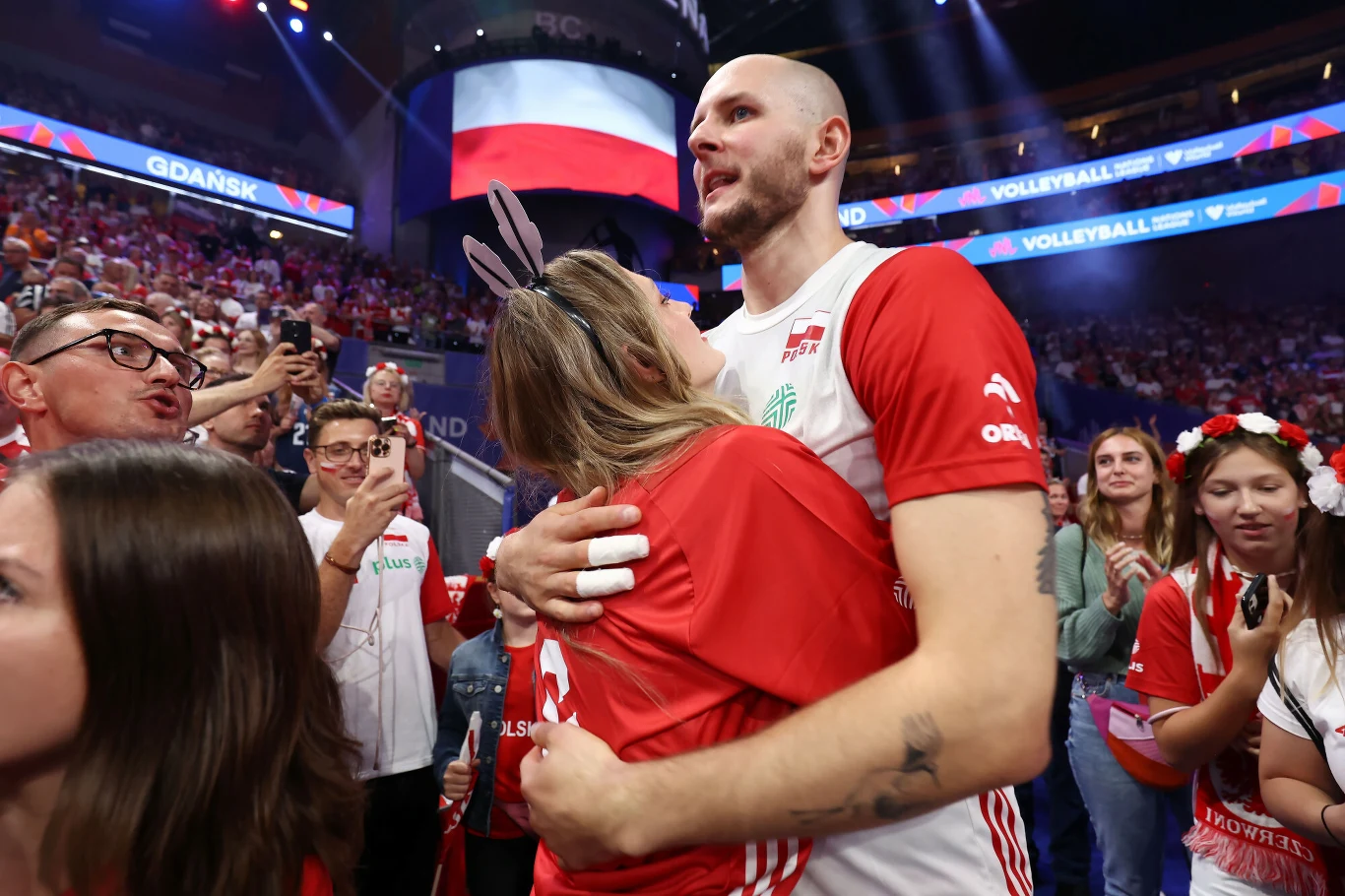 Bartosz Kurek z żoną Anną Bartosz Kurek z żoną Anną