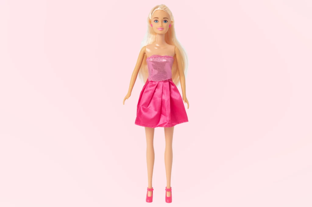 Barbie cała na różowo